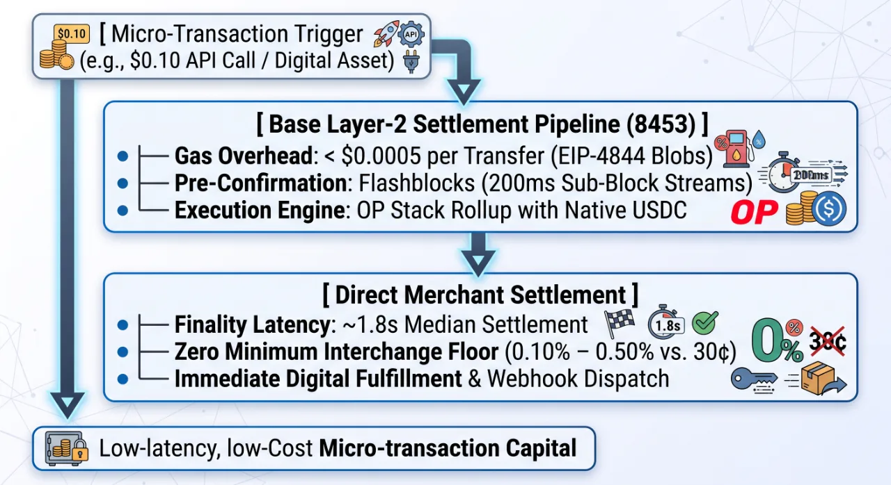 Day 3: Sub-Cent Micro-Settlement on Base L2 — Making Sub-Dollar Transactions Economically Viable