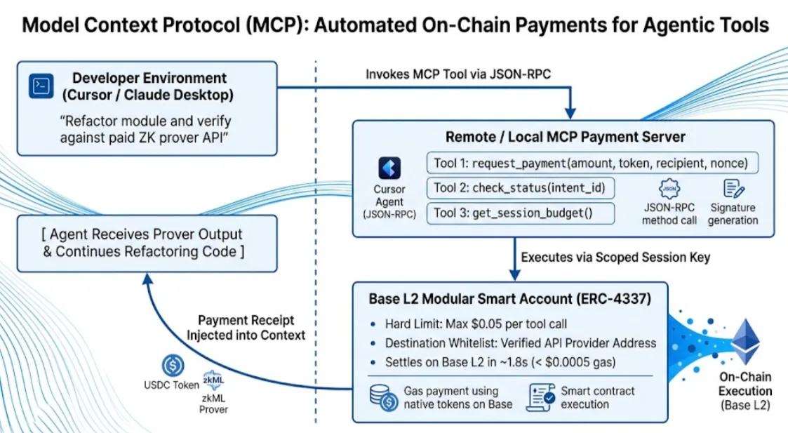 Day 7: Agentic Tooling & MCP Rails — Equipping AI IDEs and Frameworks with Programmatic Wallets