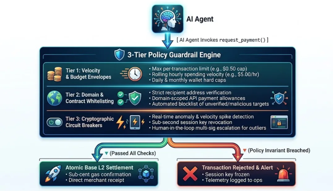 Day 8: 3-Tier Policy Guardrails — Preventing Rogue Spending in Autonomous Agent Fleets